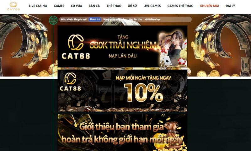 Khuyến mãi nạp tiền hàng ngày với tiền thưởng 10%