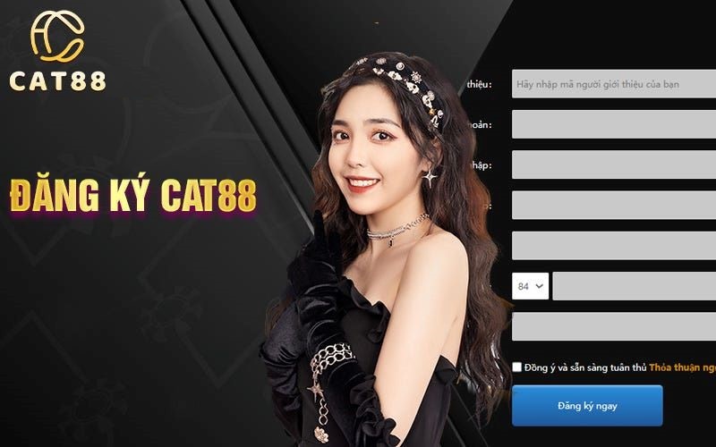 Các bước đăng ký tài khoản hội viên tại CAT88