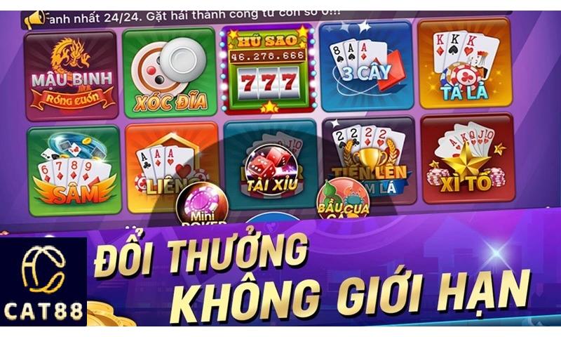 Kiếm tiền khủng tại game bài cat88.