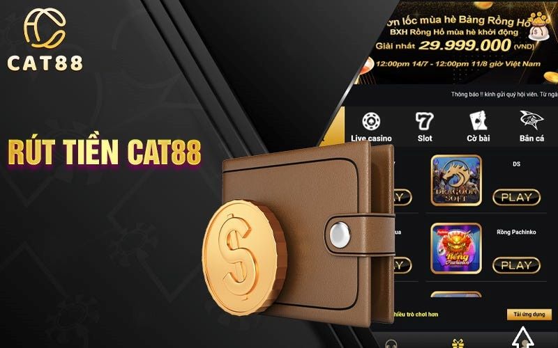 Lưu ý khi rút tiền tại nhà cái CAT88